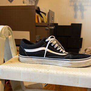 Vans Classic Black and White Sneakers
